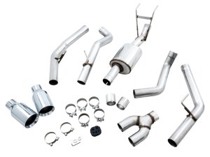 RAM 1500 Performance Exhaust - Dual Rear Exit - AWE Tuning - 0FG Cat Back - Chrome Silver - `09-`18